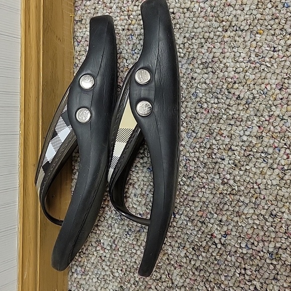 Burberry, women's Rubber Flip Flops Sz 36 US 5.5-6 - Picture 5 of 10